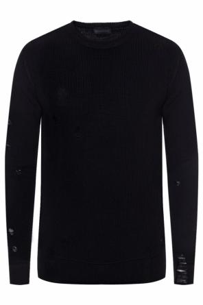 Ribbed sweater with holes, zdjęcie 1 Ribbed sweater with holes od Diesel Black Gold